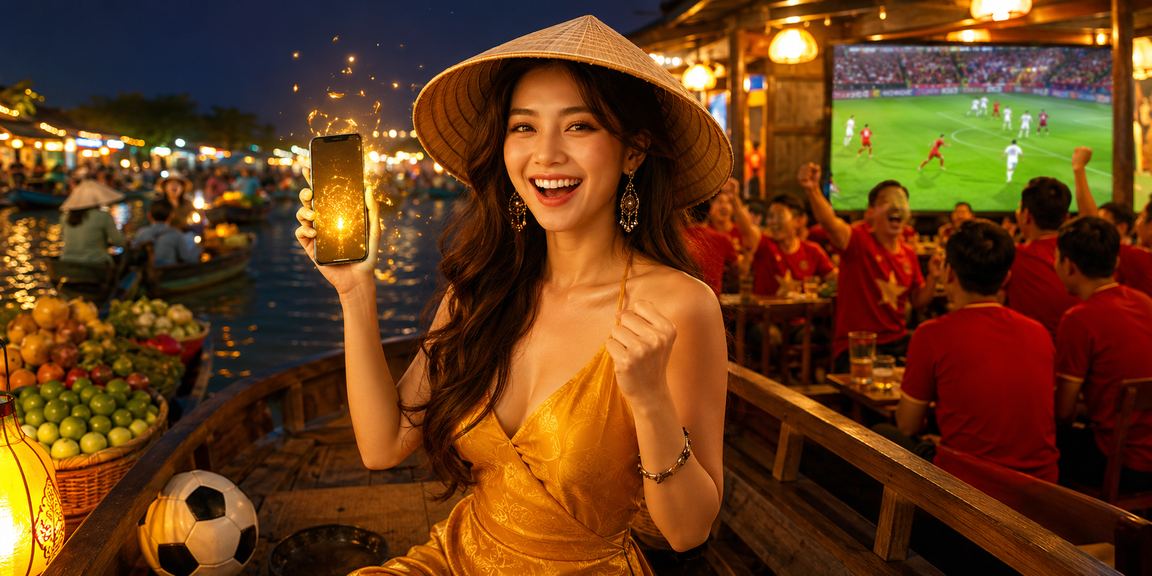 Chợ đêm Cần Thơ nhộn nhịp với nhóm bạn trẻ xem bóng đá và đặt kèo trên điện thoại