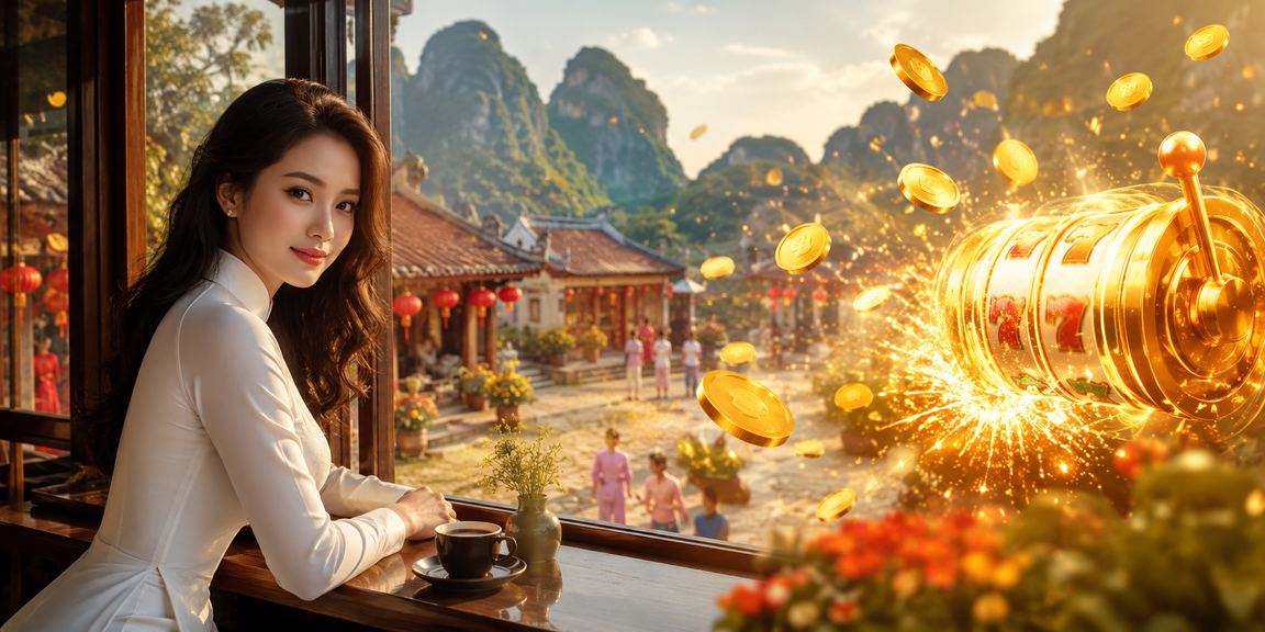 Phong cảnh Ninh Bình gắn với trải nghiệm giải trí trực tuyến đặc trưng văn hóa Việt Nam